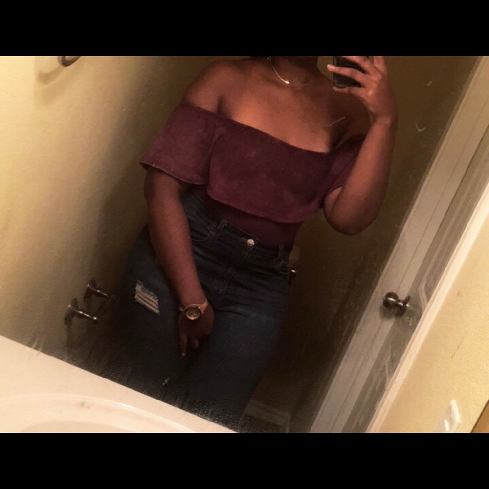 Off the shoulder bodysuit!